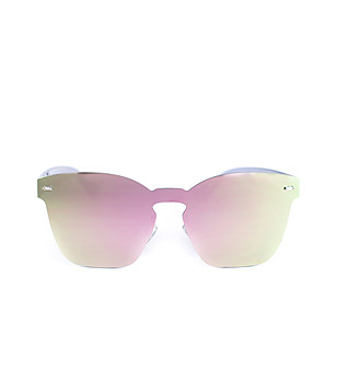 Дамски слънчеви очила в сиво и розово снимка
