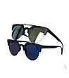 Черни дамски слънчеви очила със сини лещи-1 снимка