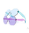 Лилави дамски слънчеви очила глазант-1 снимка