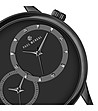 Черен мъжки часовник Pontypridd-1 снимка
