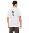 Мъжка памучна тениска в бял цвят Salin-1 снимка