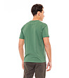Зелена памучна мъжка тениска с надпис в предната част Felix-1 снимка
