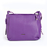 Ежедневна дамска чанта от естествена в лилав цвят Amanda-0 снимка