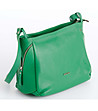 Ежедневна дамска чанта от естествена в зелен цвят Amanda-3 снимка