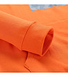 Оранжев мъжки памучен суитшърт Spicy-2 снимка