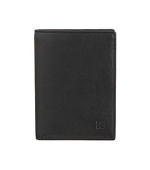 Черен мъжки портфейл Lanzarote от естествена кожа снимка