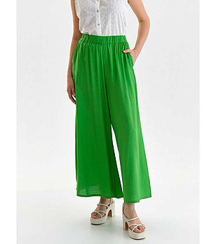 Зелен дамски панталон Hola снимка