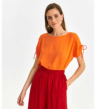 Оранжева дамска блуза Tamara снимка