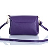 Дамска чанта за рамо в лилаво от естествена кожа Zosia-2 снимка