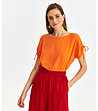 Оранжева дамска блуза Tamara-0 снимка