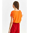 Оранжева дамска блуза Tamara-1 снимка