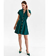 Зелена рокля с копчета Donatela-2 снимка