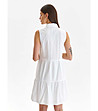 Елегантна рокля тип риза в бяло Gina-1 снимка