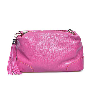 Дамска чанта с презрамка в розово Keila снимка