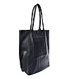Дамска кожена чанта в черно Adesina-1 снимка