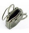 Дамска кожена чанта в зелено Ridona-4 снимка