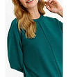 Дамска блуза в зелен нюанс Marie-2 снимка