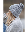 Дамска зимна шапка в сиво Emanuela-1 снимка