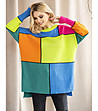 Дамски многоцветен пуловер Ness-2 снимка