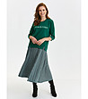 Дамска блуза в зелен нюанс Imora-2 снимка
