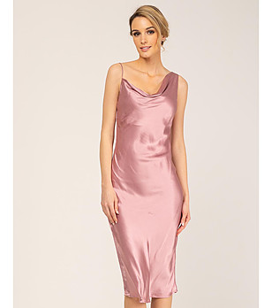Елегантна рокля в розово Fanny снимка