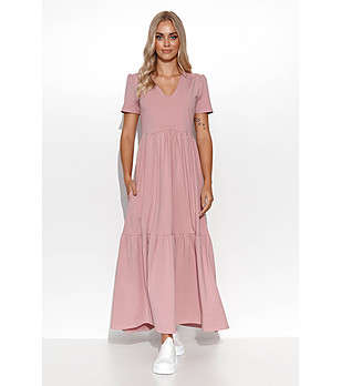 Памучна рокля в розов нюанс Juliet снимка