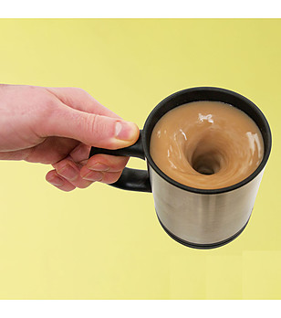 Чаша с механизъм за разбъркване Lazy Mug снимка