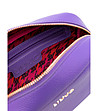 Дамска чанта в лилаво Simina-3 снимка