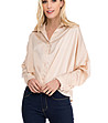 Дамска блуза в цвят пудра  Julina-2 снимка