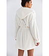 Дамски пухкав халат в екрю Sephora-1 снимка