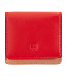 Малък червен портфейл от естествена кожа Flores-0 снимка