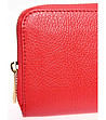 Червен дамски портфейл от естествена кожа Biana-2 снимка