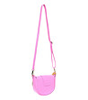 Розова дамска кожена чанта за рамо Dili-1 снимка