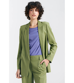 Дамско зелено сако Rachela снимка