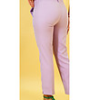 Дамски панталон в светлолилав цвят-2 снимка