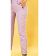 Дамски панталон в светлолилав цвят-3 снимка