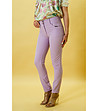Спортно-елегантен дамски панталон в лилав нюанс-0 снимка