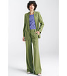 Дамски зелен панталон Albana-4 снимка