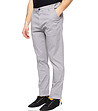 Сив мъжки памучен панталон -2 снимка
