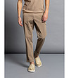 Мъжки панталон в цвят камел-0 снимка