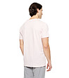 Светлорозова памучна мъжка тениска -1 снимка