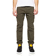 Мъжки памучен панталон в цвят каки-0 снимка