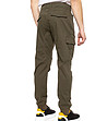 Мъжки памучен панталон в цвят каки-2 снимка