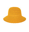 Жълта лятна дамска шапка Alora-1 снимка