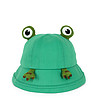 Зелена дамска шапка жабка Froggie -0 снимка