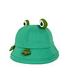 Зелена дамска шапка жабка Froggie -1 снимка