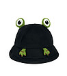 Черна дамска шапка жабка Froggie -3 снимка