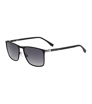 Черни мъжки очила с метални дръжки снимка