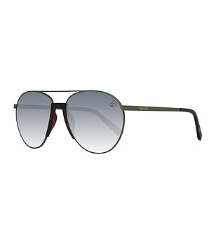 Кафяви мъжки слънчеви очила тип авиатор с поляризация снимка