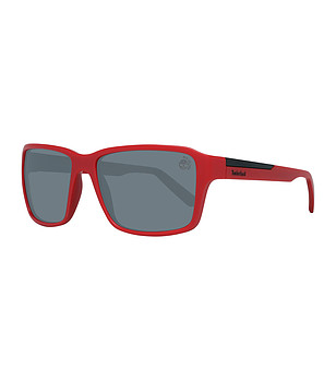 Мъжки слънчеви поляризирани очила с червени рамки снимка